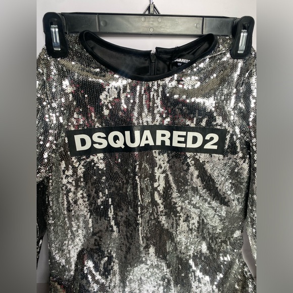 Dsquared2 Junior Sequin Mini Dress - Girls 12 - BNWT - Picture 3 of 8